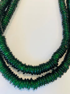 Hunter Green Dutch Trade Beads