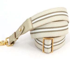 Hampton Road Gold Leather Heather Stripe Strap