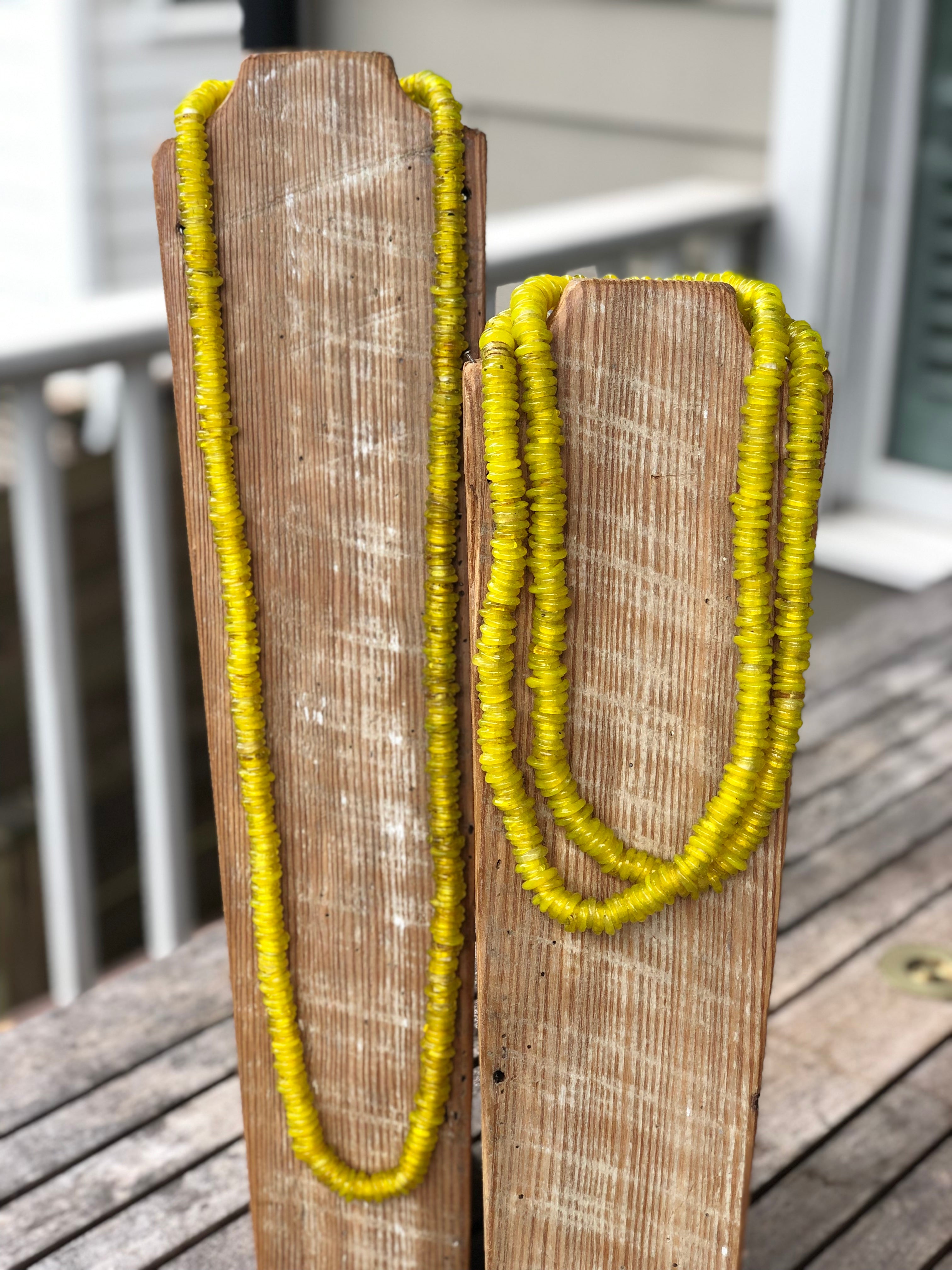 Yellow Dutch Trade Beads