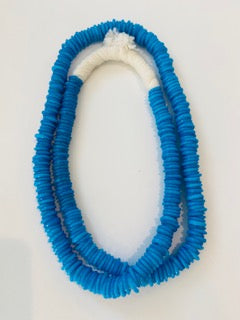 Bright blue Dutch Trade Beads